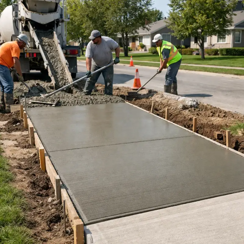 Sidewalk Installation Columbus