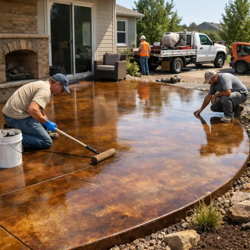 Stained/Colored Concrete Columbus