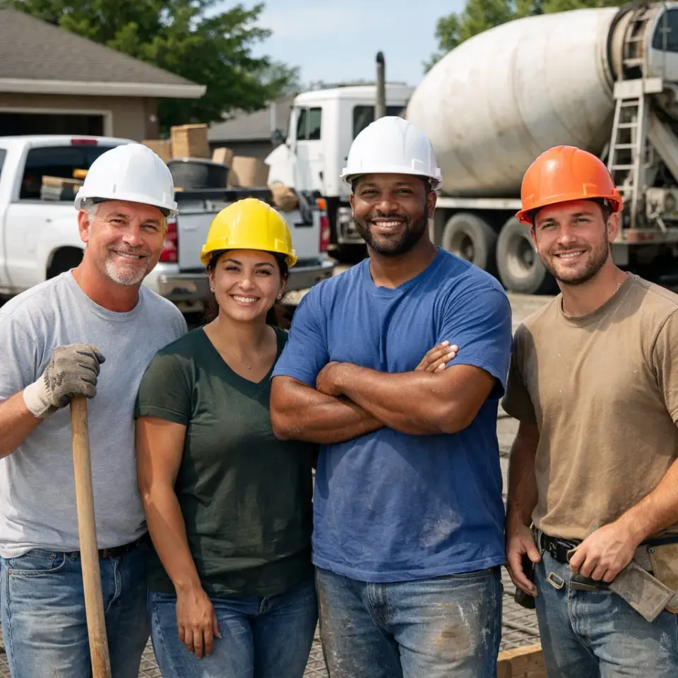 ACI Certified Flatwork Craftsmen at Fine Line Concrete Contractors